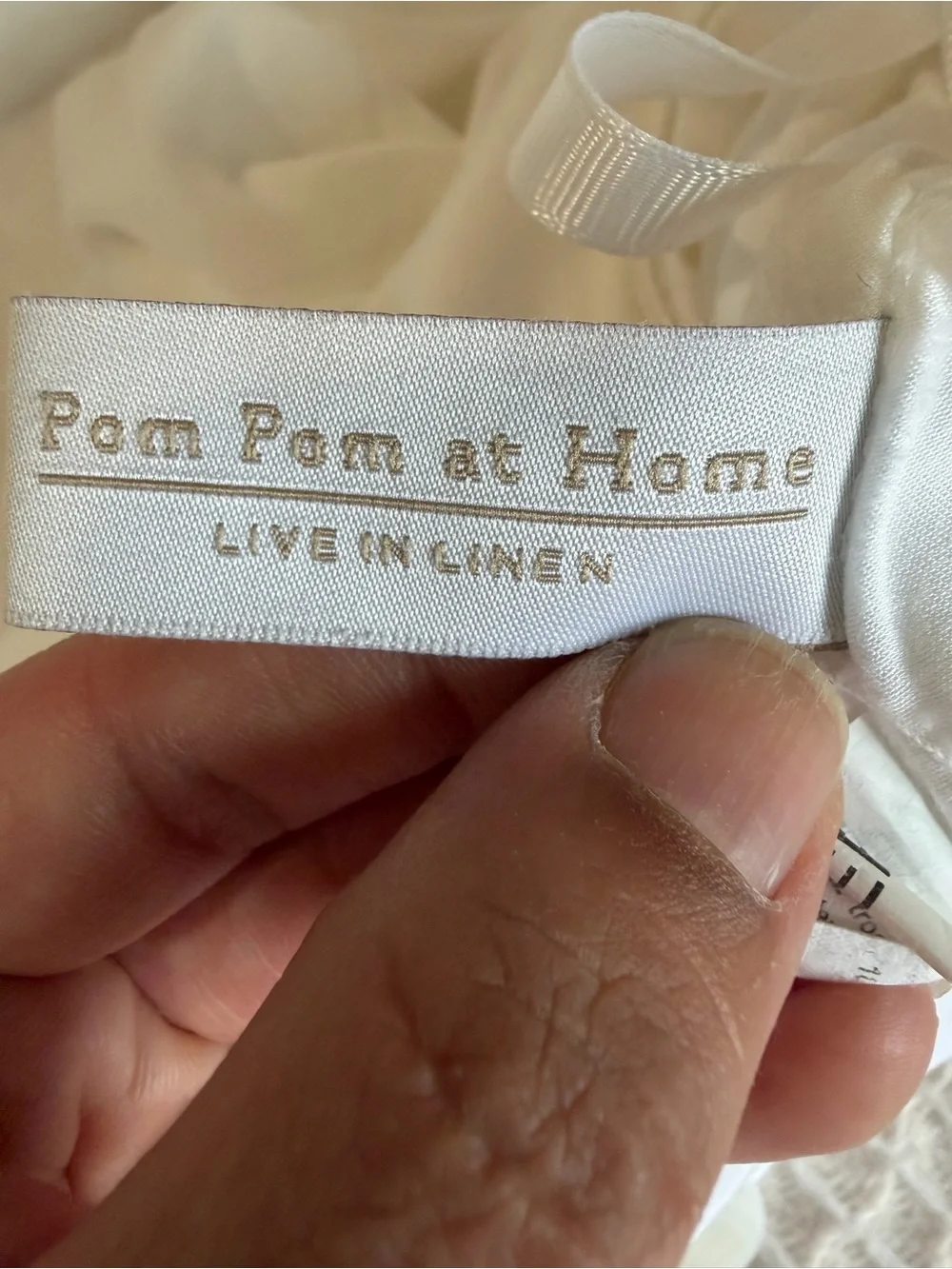 Pom Pom at Home Live in Linen Duvet 100% Rayon from Bamboo